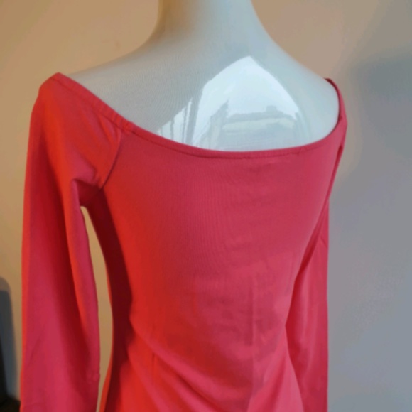 Forever 21 pink cotton dress, long sleeves, size M - Picture 3 of 4